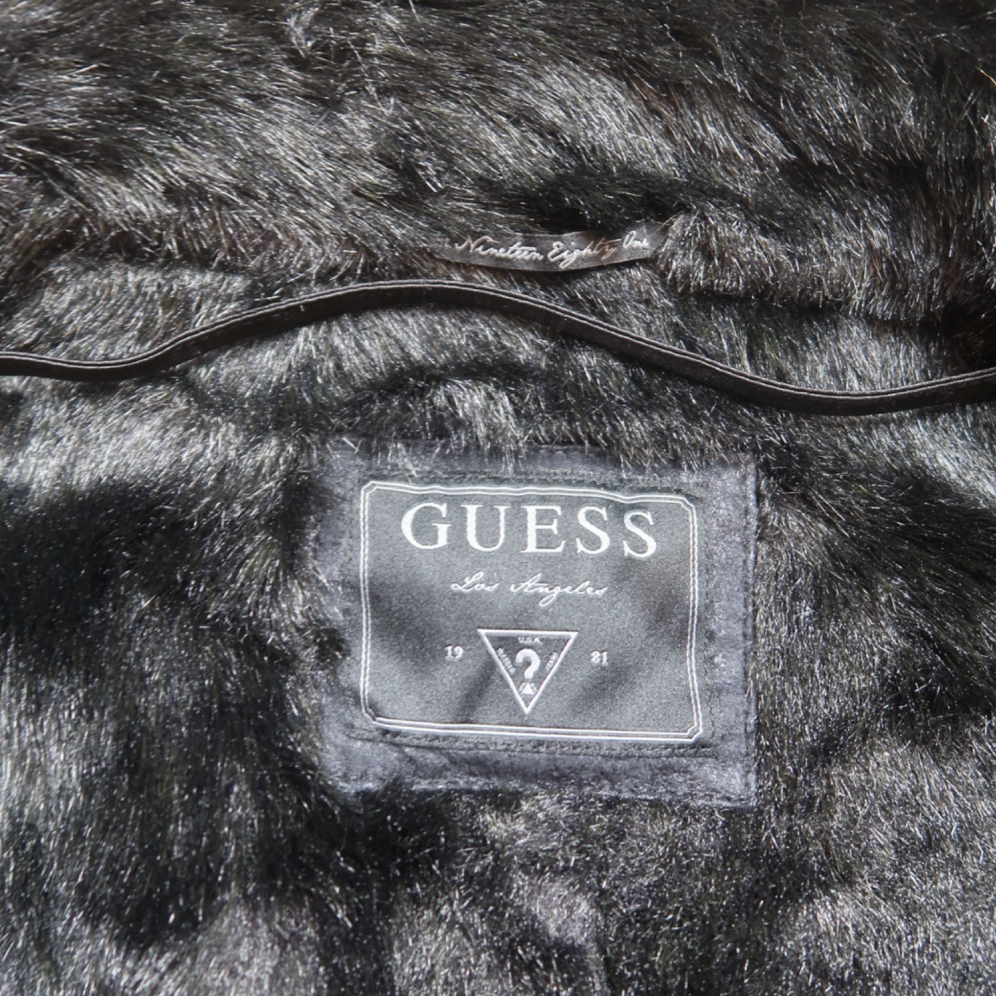 GUESS FUR COAT - S