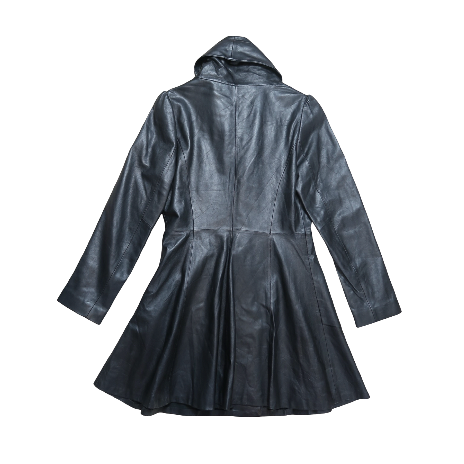 LEJIANI LEATHER COAT - L