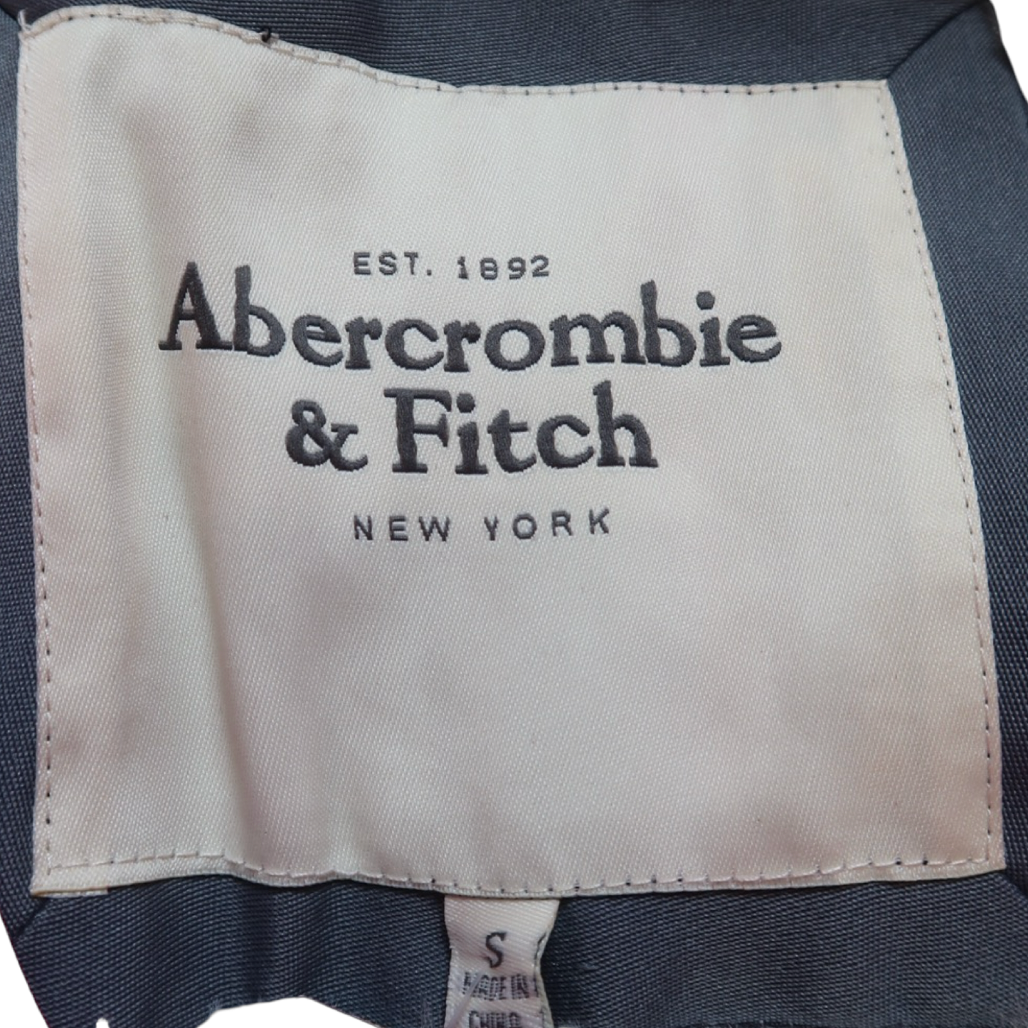 ABERCROMBIE & FITCH FUR PUFFER - S