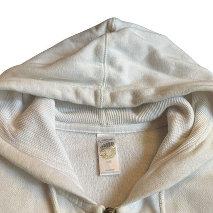 ED HARDY WHITE ZIP UP - L